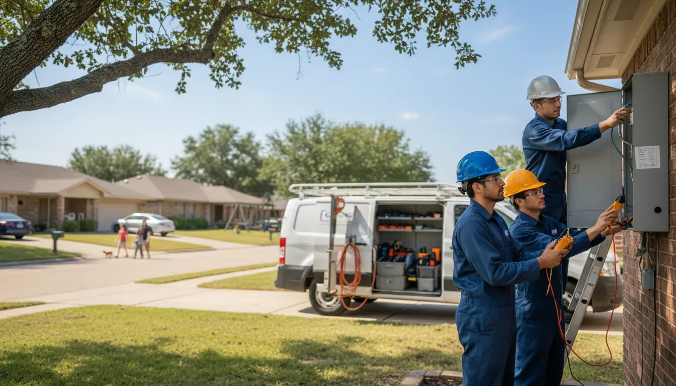 Certified electrician providing emergency electrical services in Mission Hill, SD